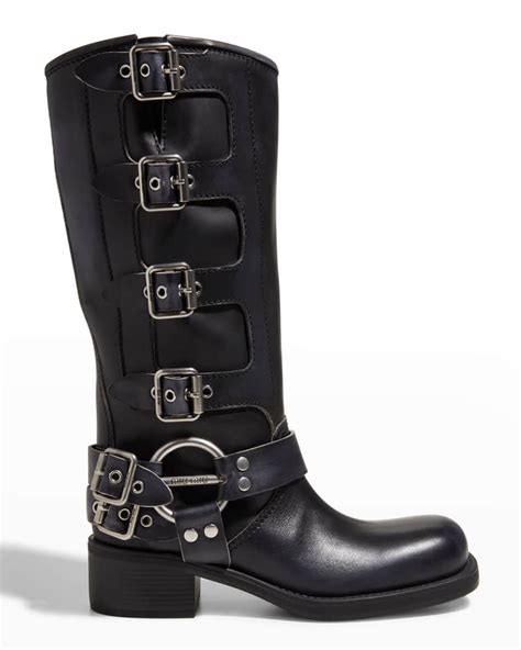 miu miu motorcycle boots|miu moto boots.